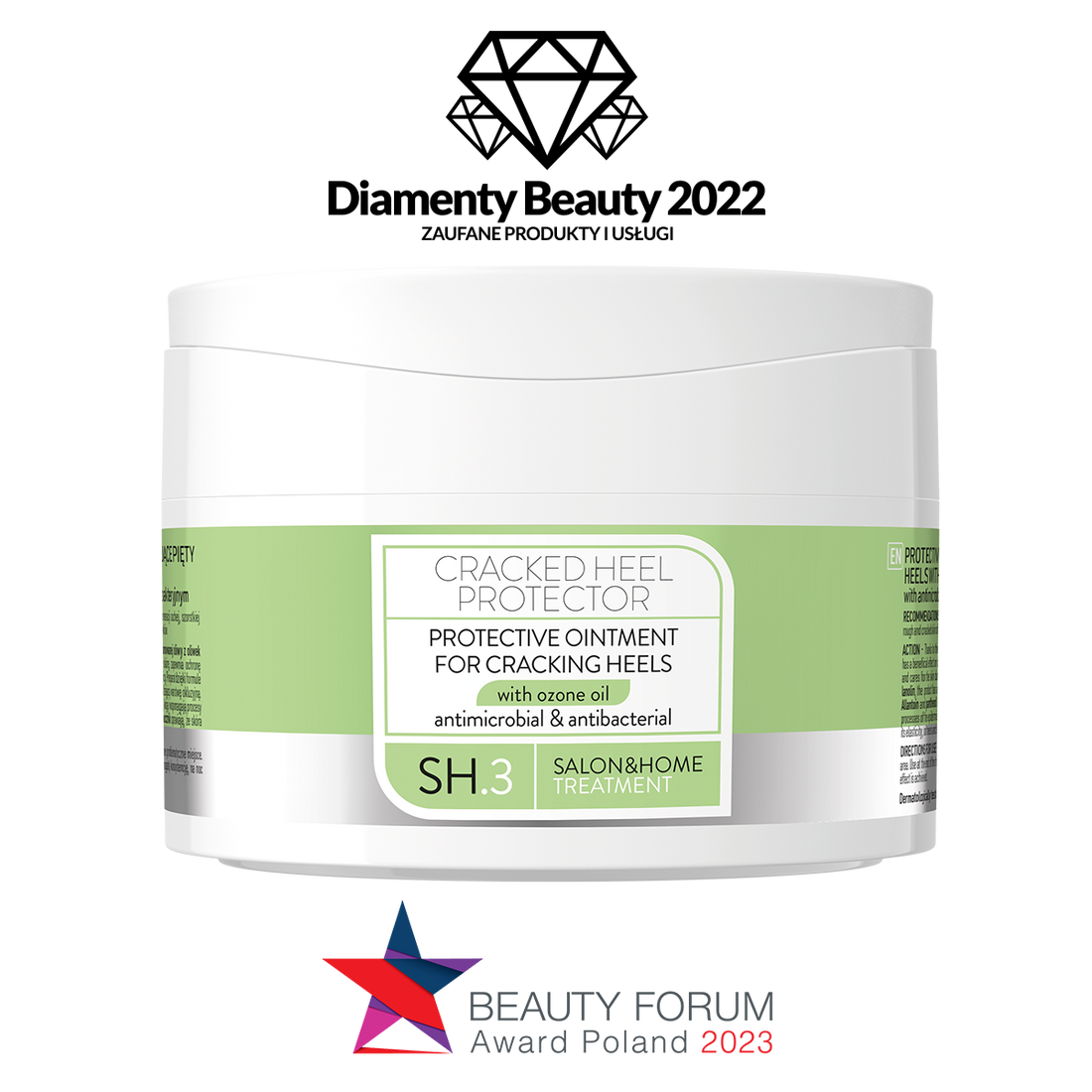 PHARM FOOT Cracked Heel Protector – Восстанавливающая мазь для пяток с озонированным оливковым маслом