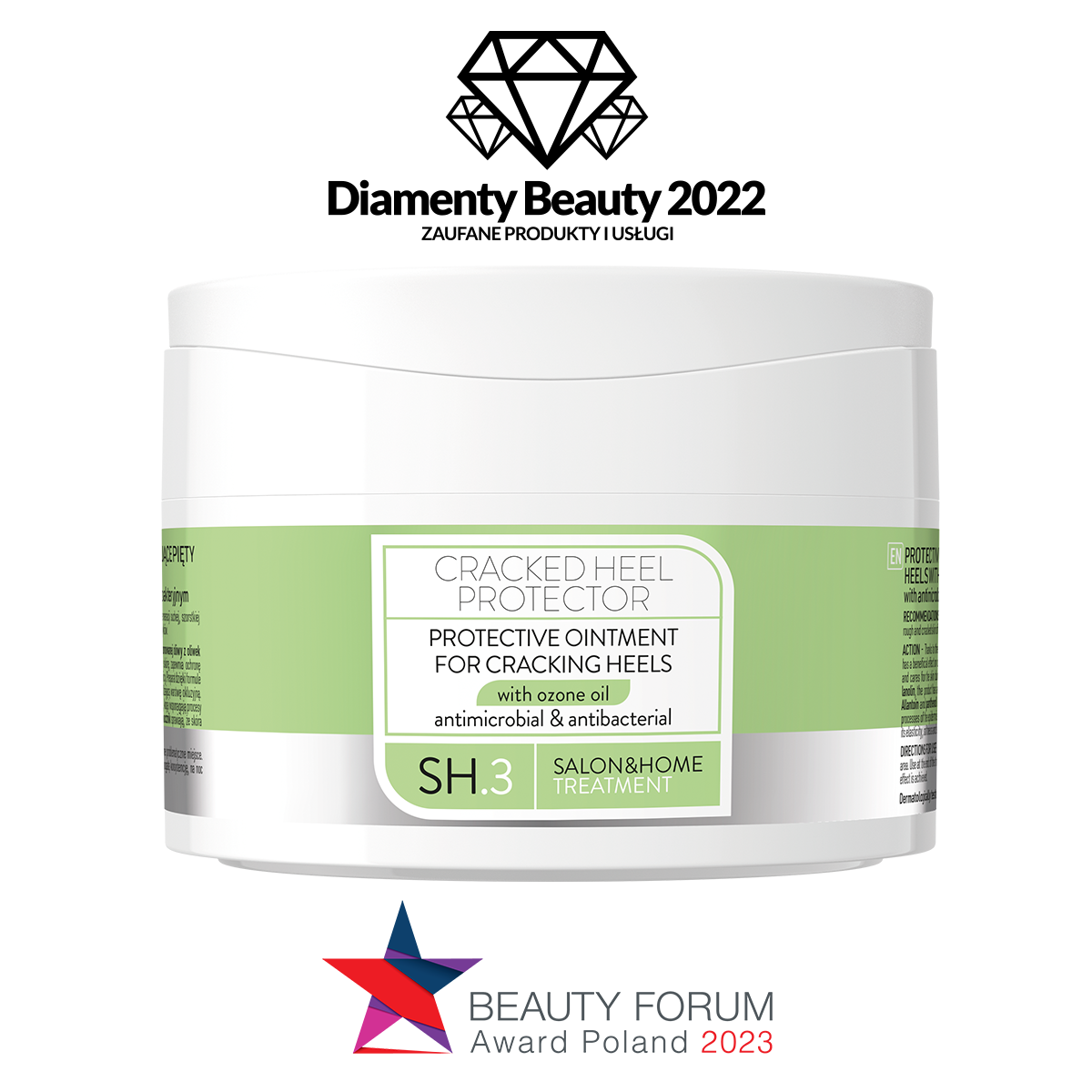 PHARM FOOT Cracked Heel Protector – Восстанавливающая мазь для пяток с озонированным оливковым маслом