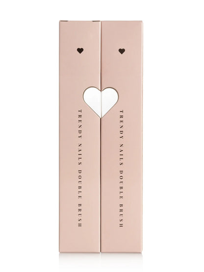 DOUBLE Penseel PURE ART Ovaal &amp; Fijn, Trendy Nails