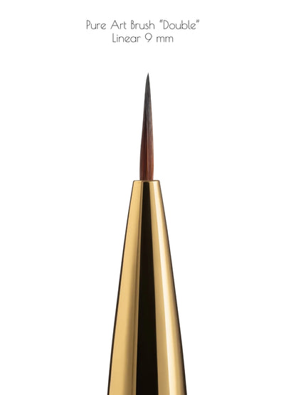 DOUBLE Penseel PURE ART Ovaal &amp; Fijn, Trendy Nails