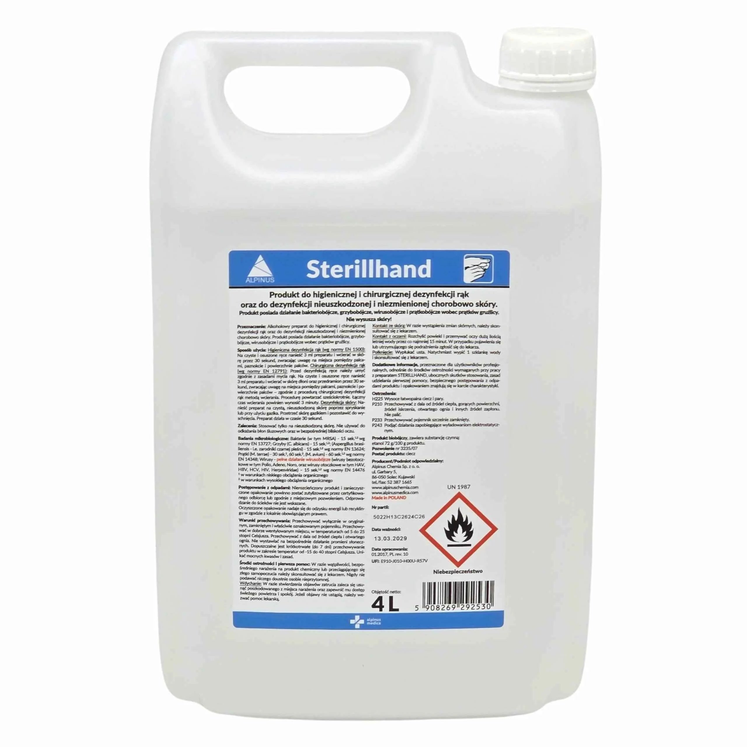 Sterilhand Handdesinfectie