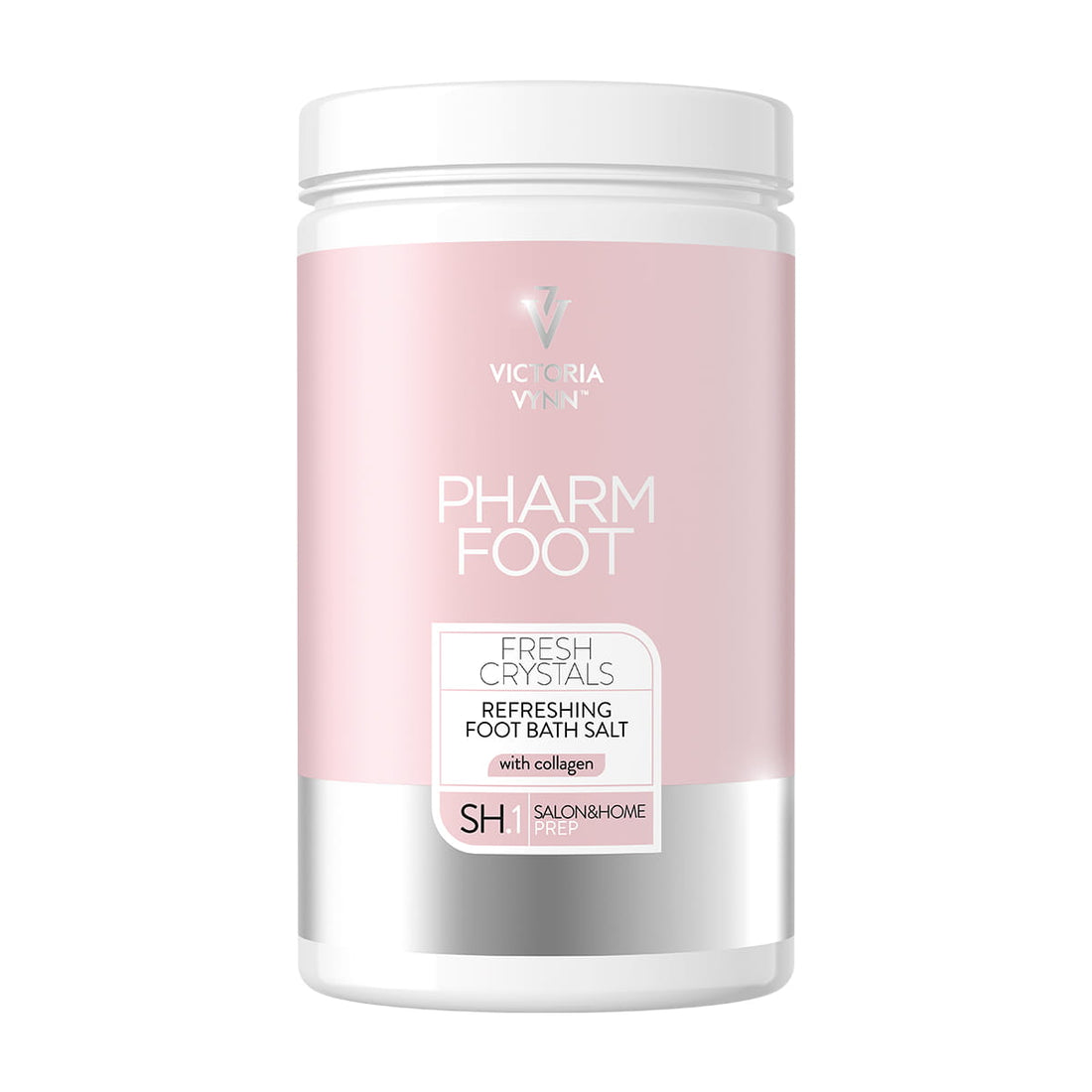 PHARM FOOT Fresh Crystals 1250 г – Освежающая соль для ванночек для ног с коллагеном