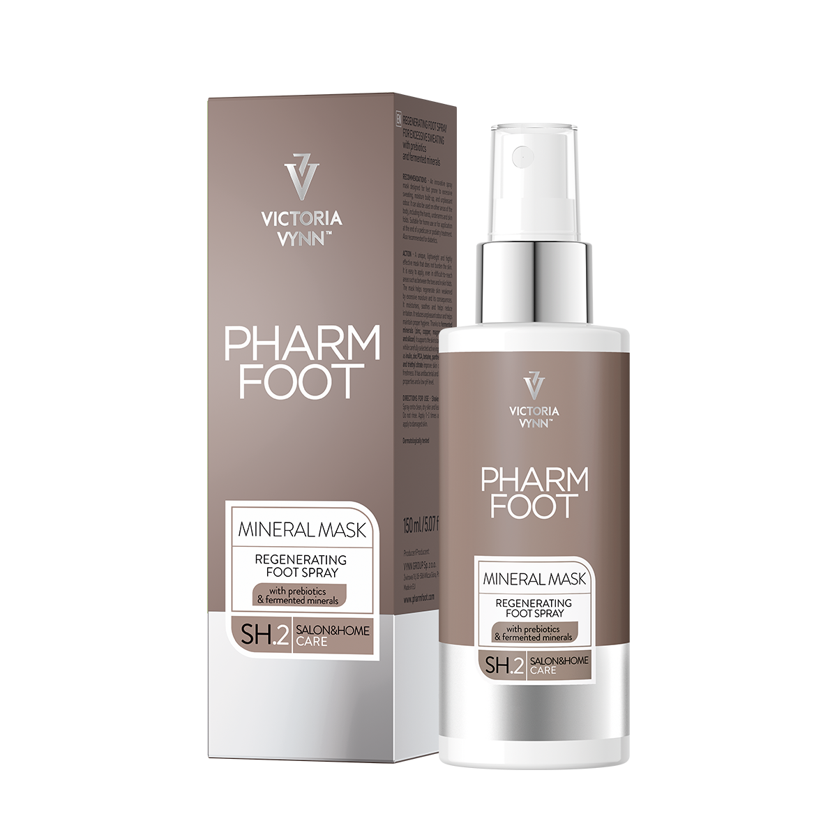 PHARM FOOT Mineral Mask 150 мл – Восстанавливающий спрей для ног с пребиотиками и минералами
