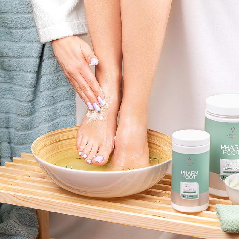 PHARM FOOT Herbal reMEDY – Verzorgend Voetbadzout met Ozonolie en Kruiden