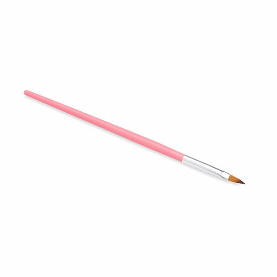 Roze acryl penseel 