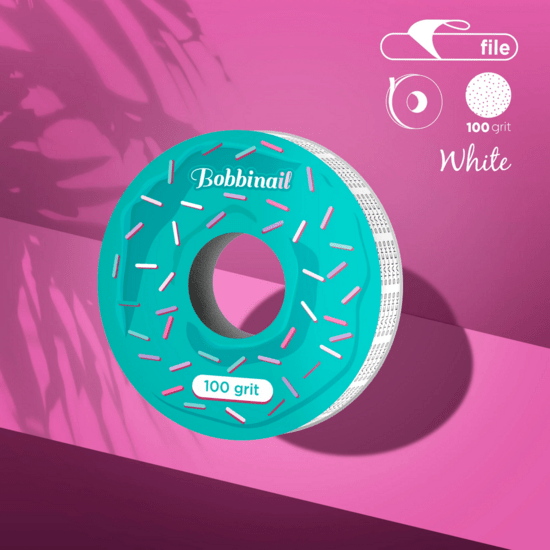 Staleks nagelvijl refill staleks in wit met 100 grit voor vijlwerk