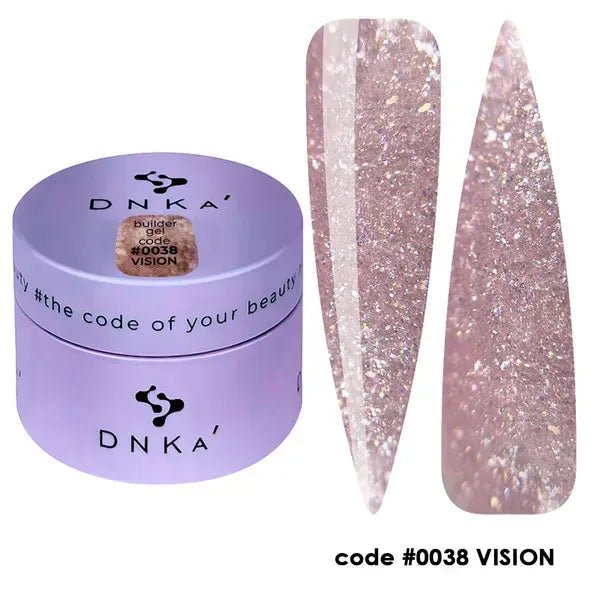 BUILDER GEL DNKa NEW FORMULA 0038 Vision 30ml - SimDi Beauty