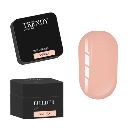 Builder gel in a bottle SAKURA, Trendy Nails - SimDi Beauty