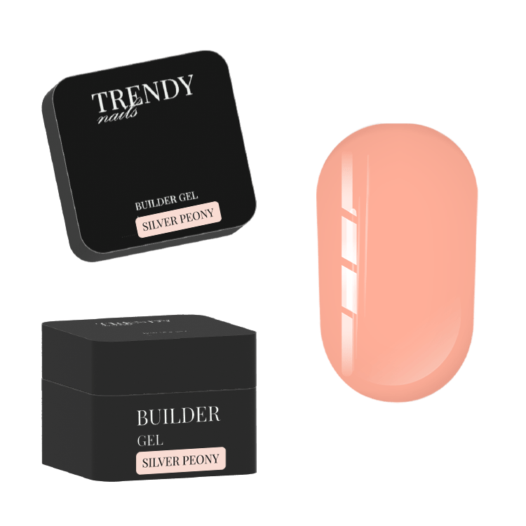 Builder gel in a bottle SILVER PEONY, Trendy Nails - SimDi Beauty