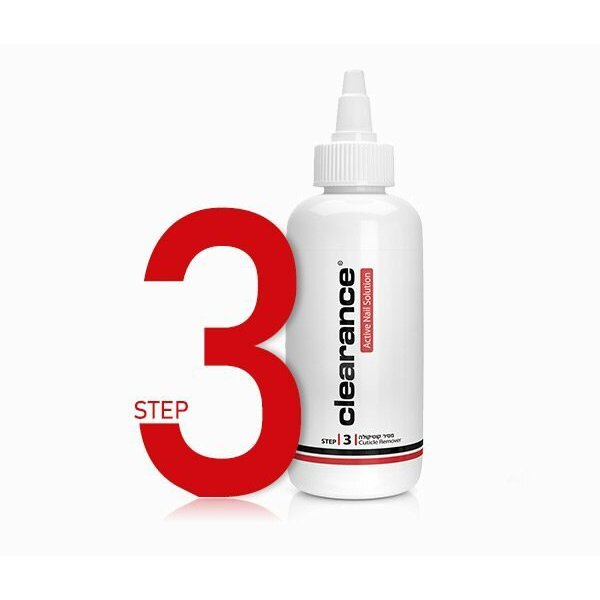 Clearance nagelriem verwijderaar 150ml in een fles met stap 3 voor het verzorgen van nagels