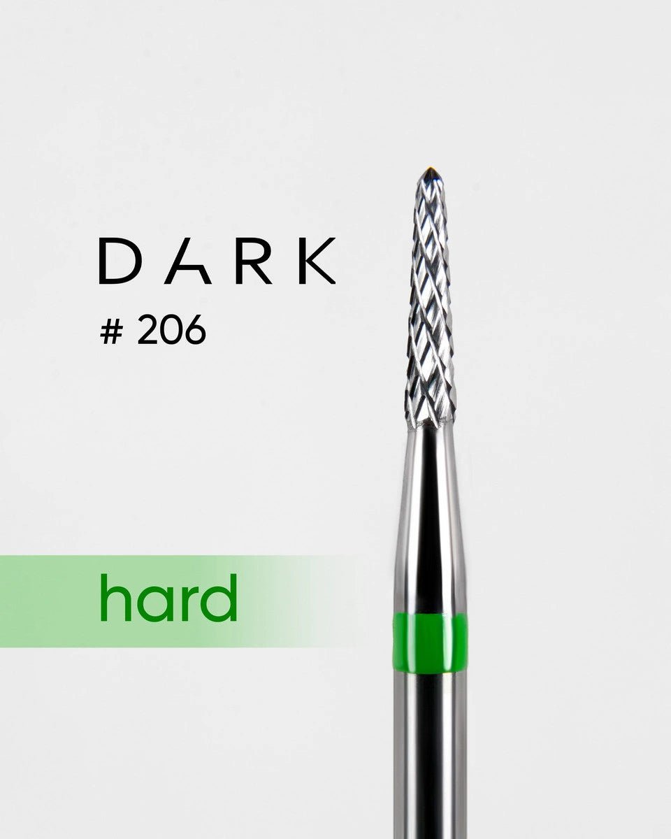 DARK Carbide Bitje 206, 1,6mm Groen/Grof - SimDi Beauty