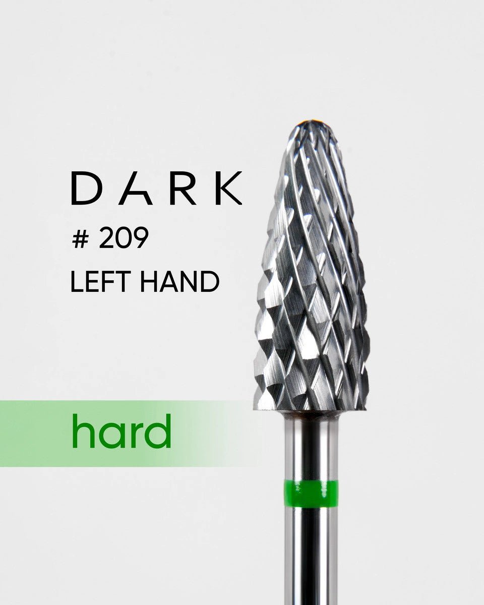 DARK Carbide Bitje 209, Linkshandig 5mm Groen/Grof - SimDi Beauty