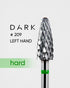 DARK Carbide Bitje 209, Linkshandig 5mm Groen/Grof - SimDi Beauty