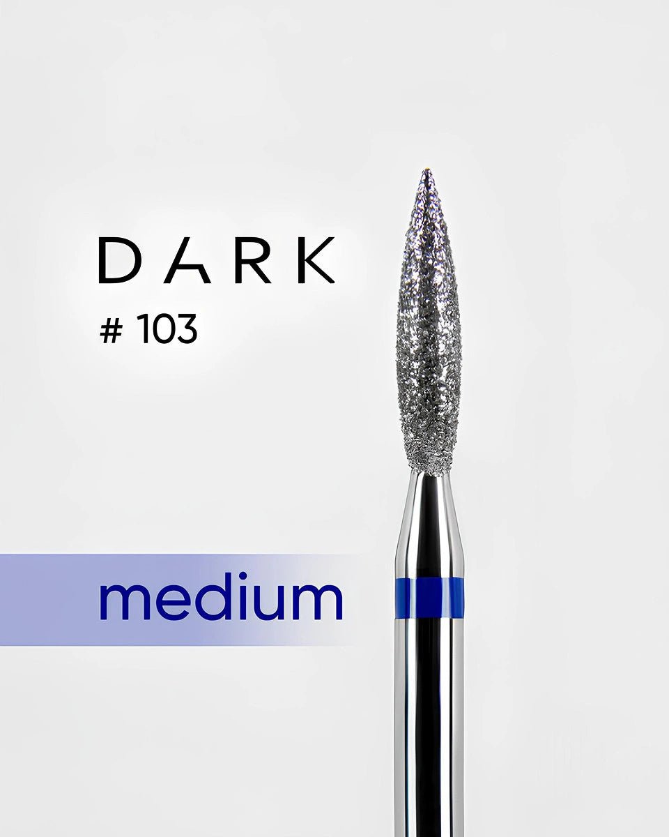 DARK Diamant freesbitje 103, 2.1mm Blauw/Medium - SimDi Beauty