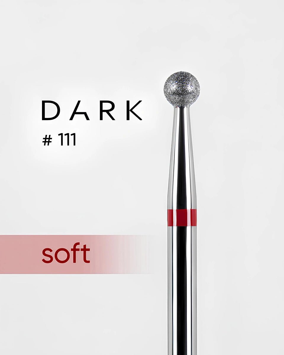 DARK Diamant freesbitje 111, 3mm Rood/Zacht - SimDi Beauty