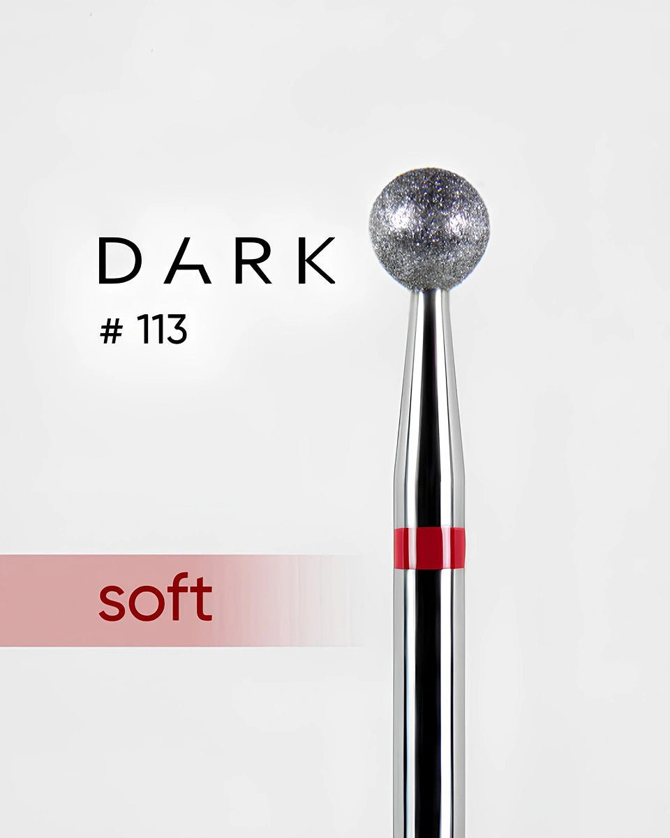 DARK Diamant freesbitje 113, 4mm Rood/Zacht - SimDi Beauty