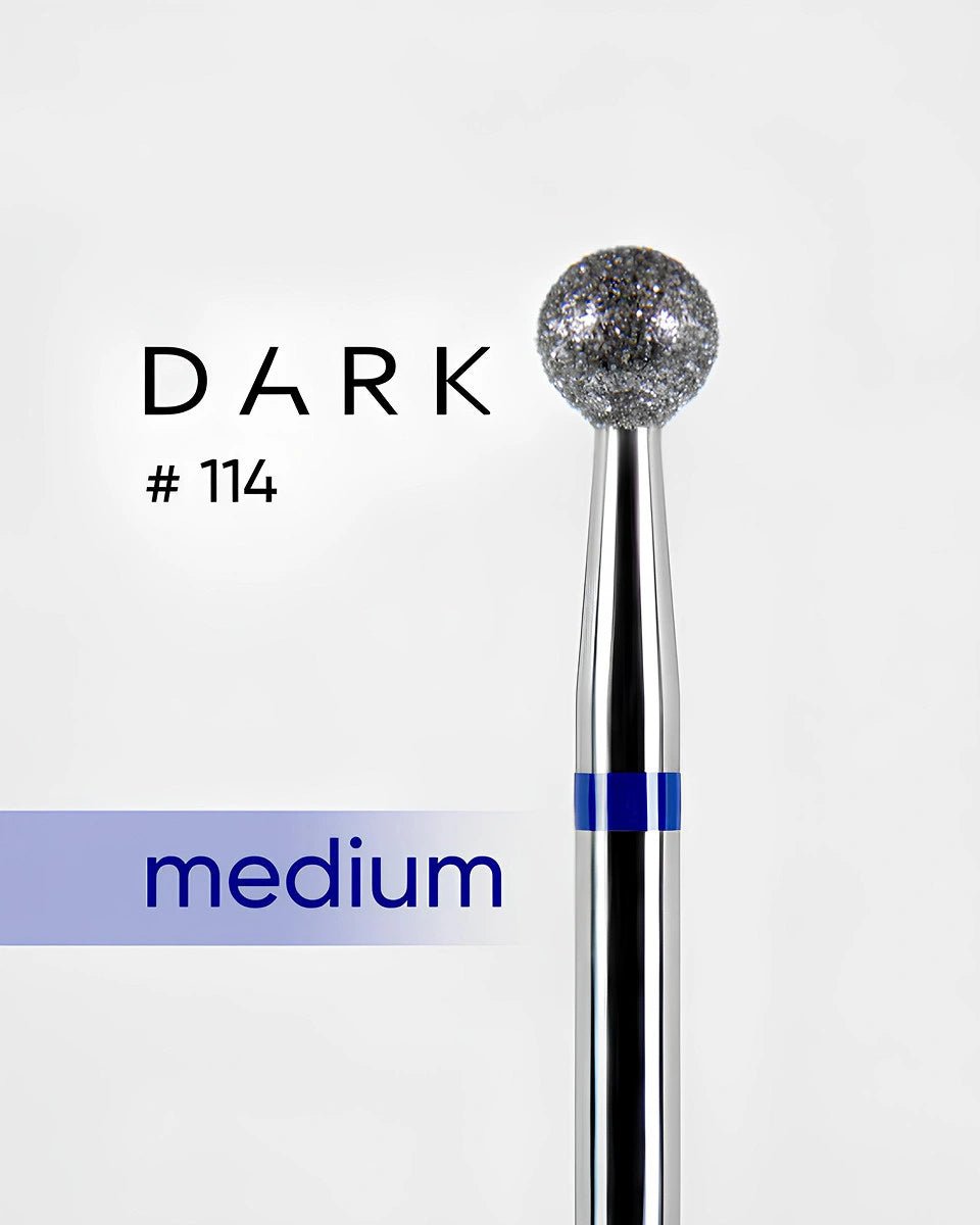 DARK Diamant freesbitje 114, 4mm Blauw/Medium - SimDi Beauty