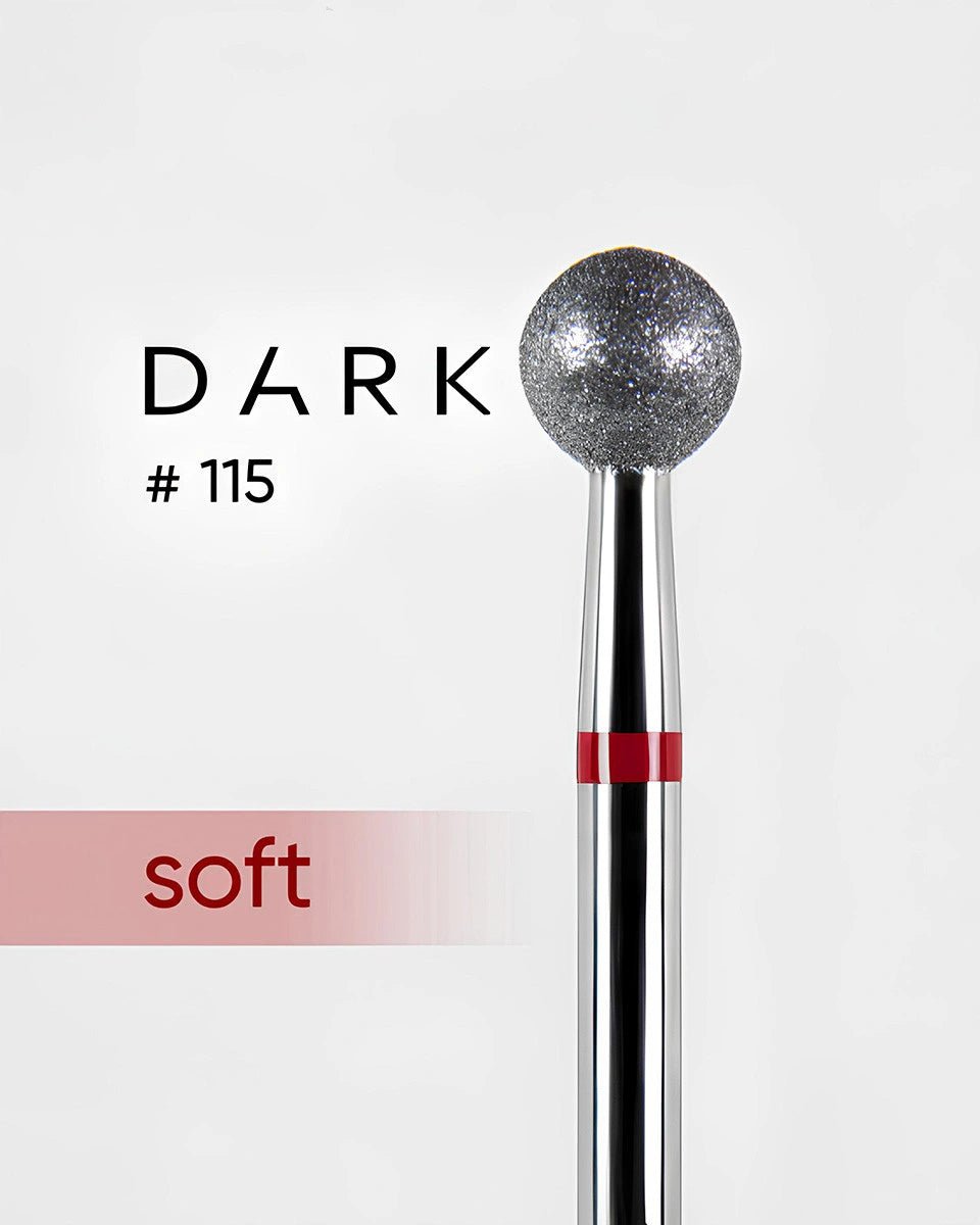DARK Diamant freesbitje 115, 5mm Rood/Zacht - SimDi Beauty