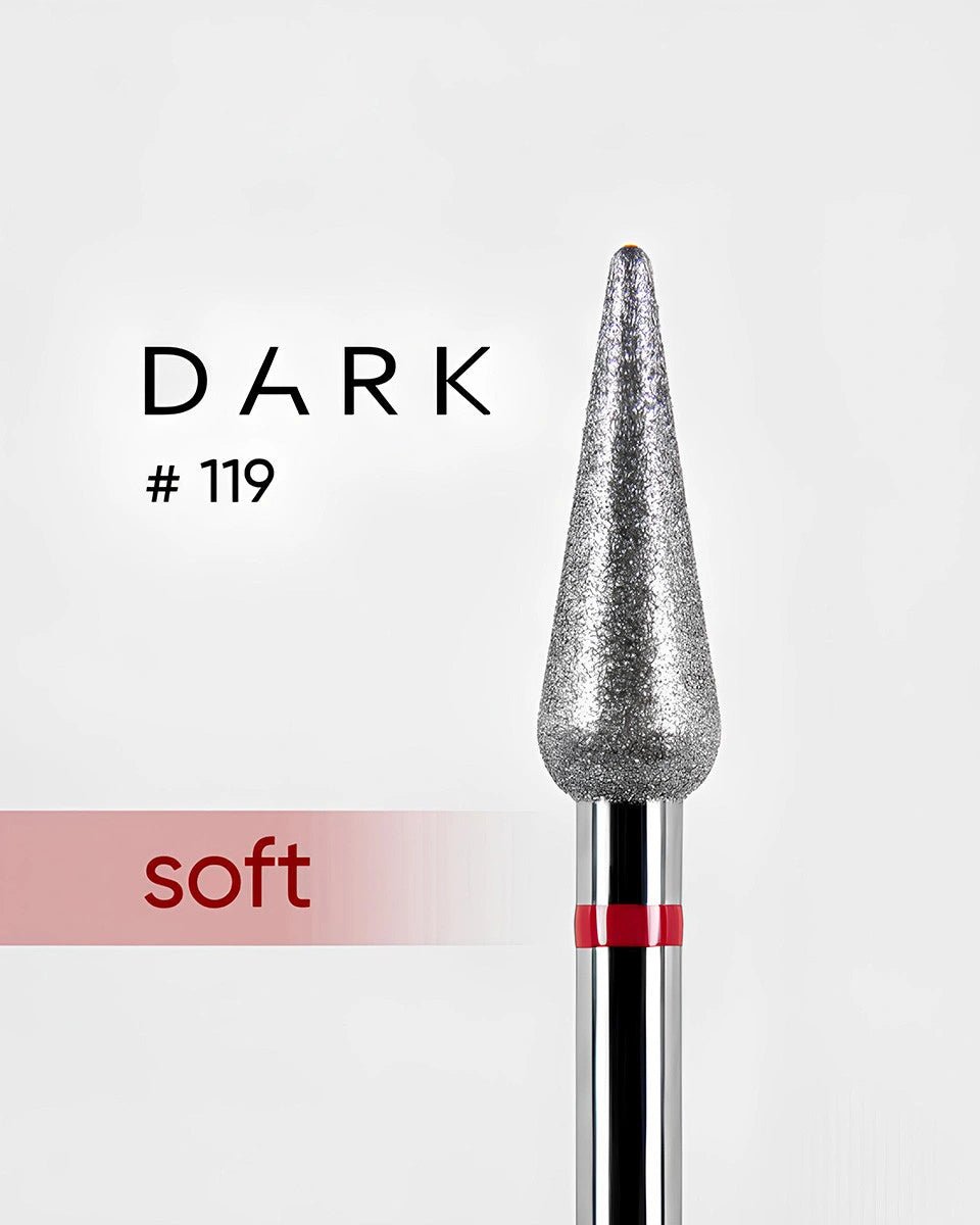 DARK Diamant freesbitje 119, 4.2mm Rood/Zacht - SimDi Beauty