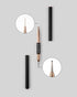 DARK Dubbelzijdig Penseel – Liner 13 & Dotting Tool - SimDi Beauty