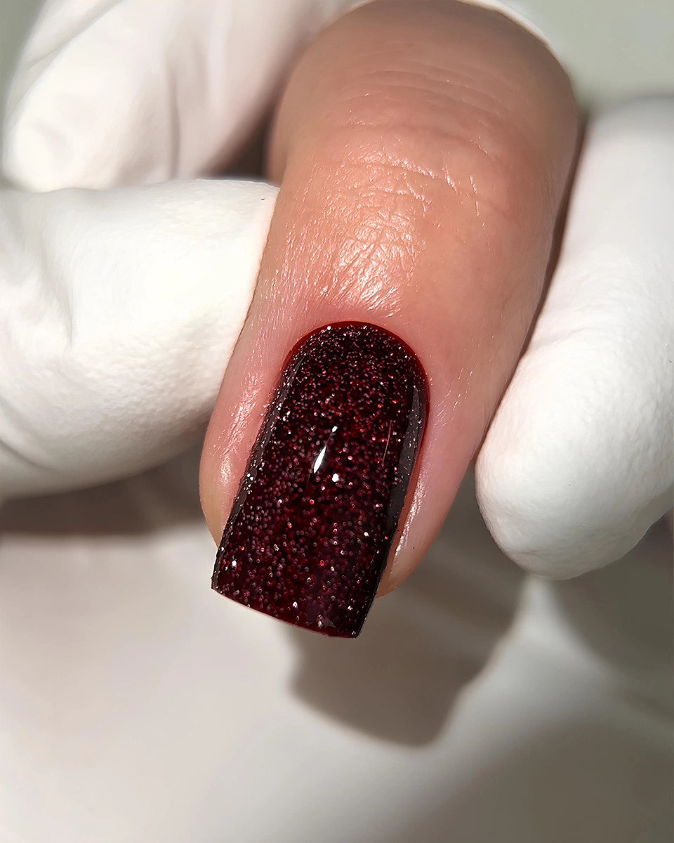 DARK gellak flash 09, dieprood glanzende nagellak voor een glamoureuze uitstraling