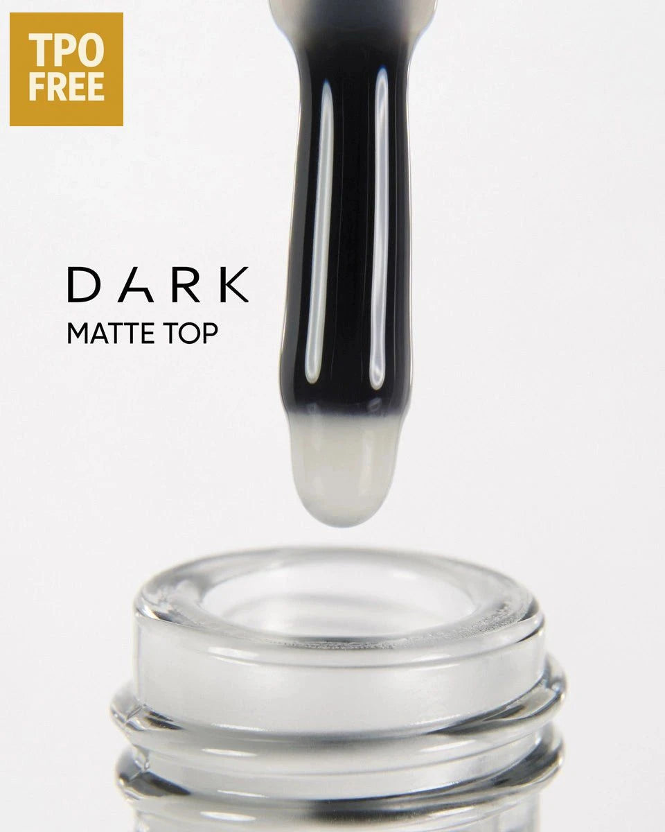 DARK Matte Top, 15ml - SimDi Beauty