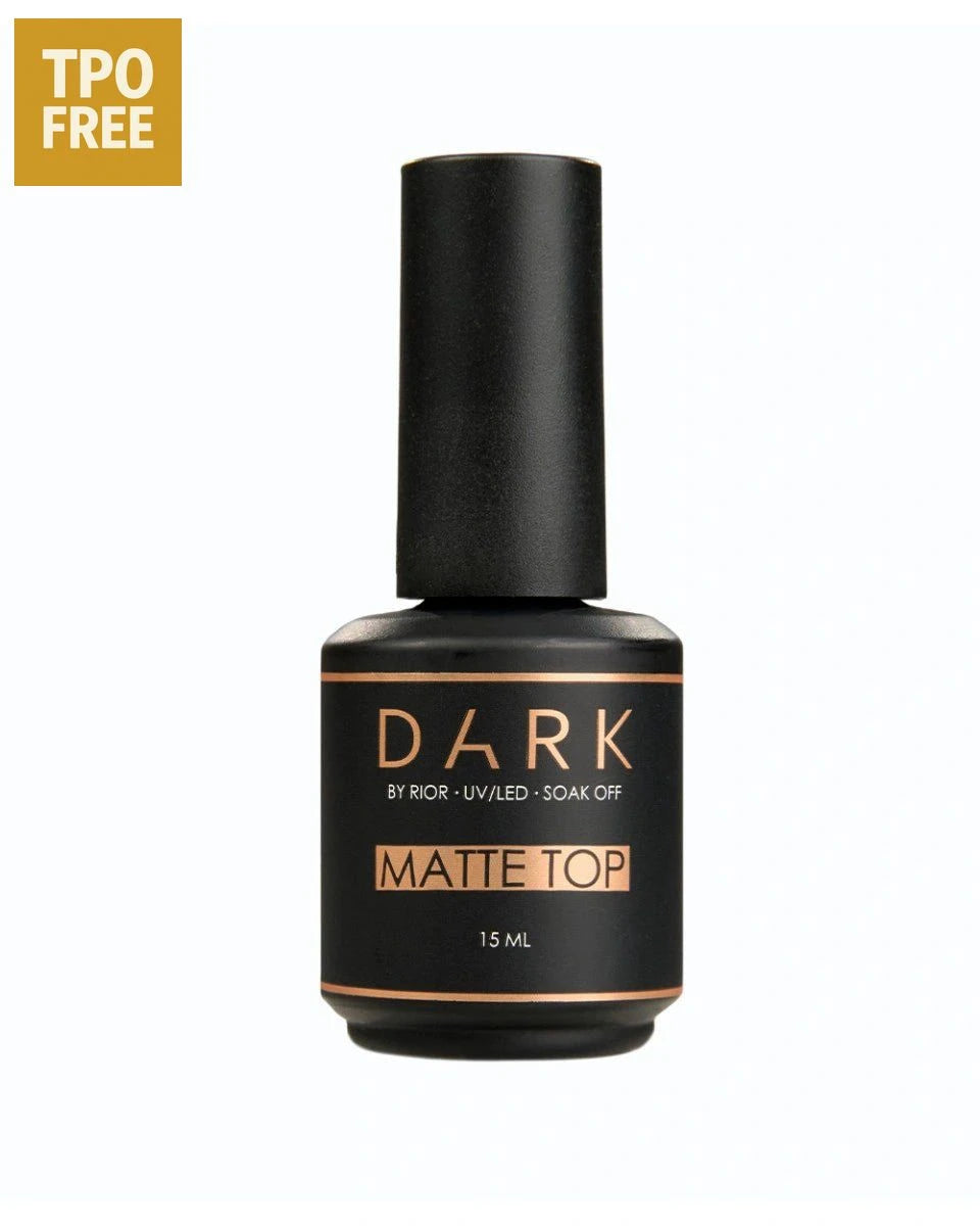 DARK Matte Top, 15ml - SimDi Beauty