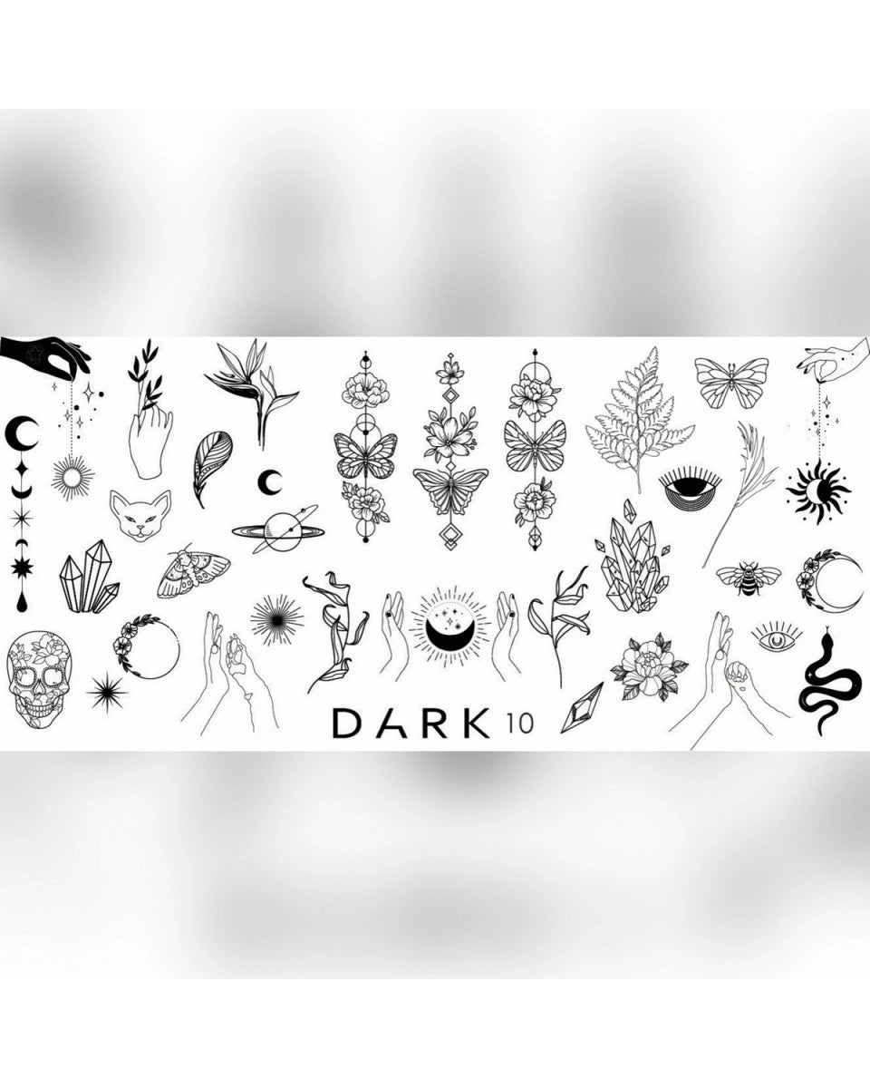 DARK Stempelplaat - SimDi Beauty