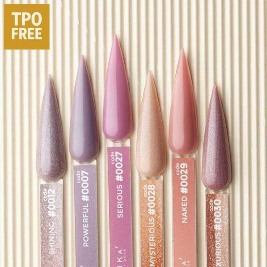 DNKa nagellakstalen in paarse en roze tinten met glans beste nagelproducten online