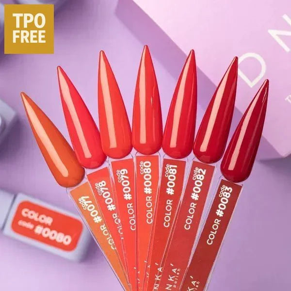 DNKa’ Box Set 6stuks &quot;Red&quot; Gellak - SimDi Beauty