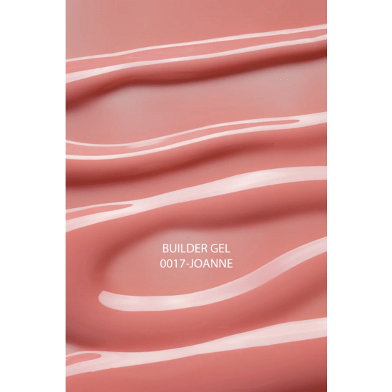 Close-up van builder gel 30ml DNKa in de kleur 0017-Joanne met glanzende textuur