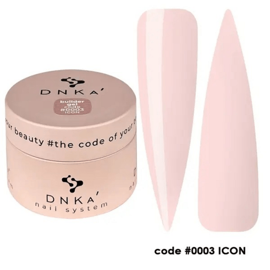 DNKa builder gel kopen roze nagelverlengingsgel code 0003 ICON met potje en nagelstalen