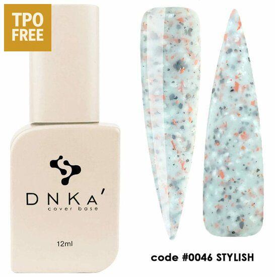 DNKa Cover Base 0046 kopen flesje en stalen met stijlvolle witte en gekleurde dekkende nagellak