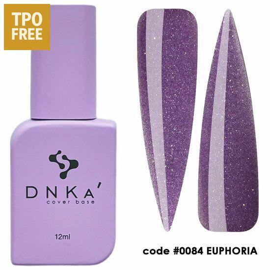 DNKa Cover Base Euphoria in lila met glitter finish en TPO free label