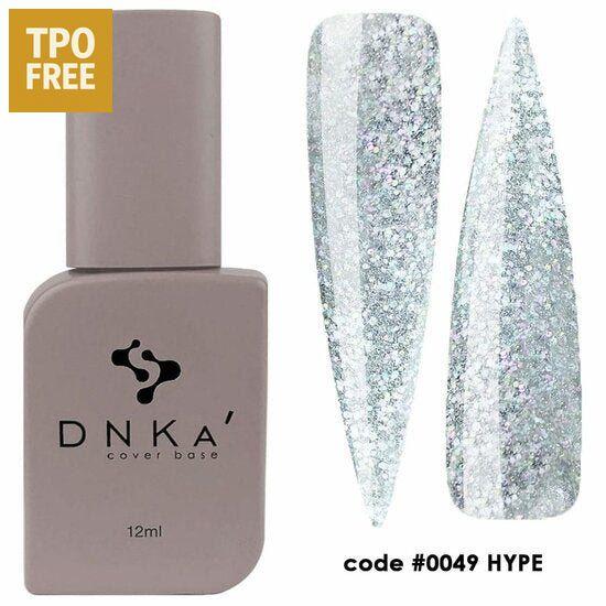 DNKa’ cover base kopen glanzende grijze cover base en glinsterende glitter nagelstalen