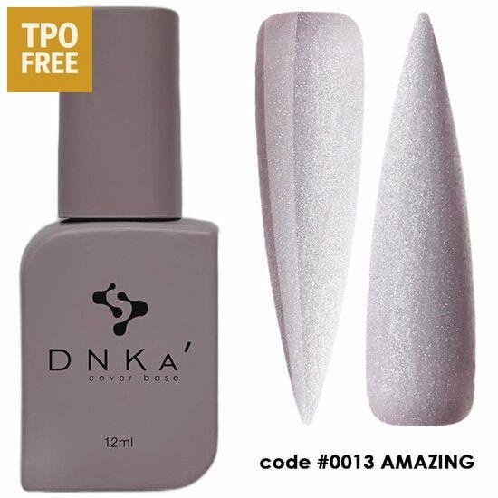DNKa cover base kopen grijze nagellak fles met twee nagelstalen code 0013 Amazing