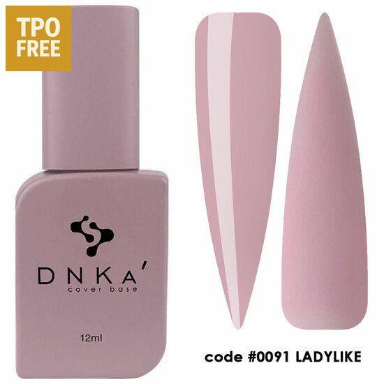 DNKa Cover Base Ladylike flesje en kleurstaal in zachte roze tint zonder TPO