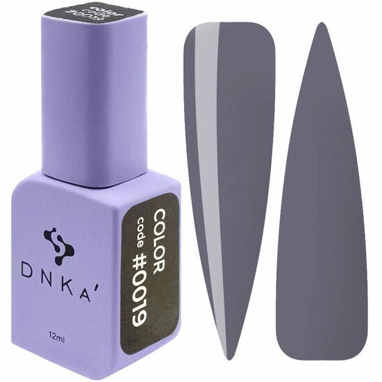 DNKa gellak 12ml in lila met grijze nagelkleuren voor een stijlvolle manicure