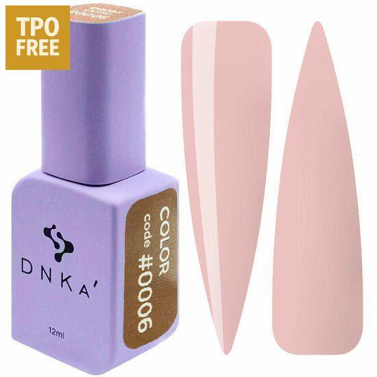 Gellak DNKa 12ml in zachte beige kleur met TPO free formule en kleurcode 0006