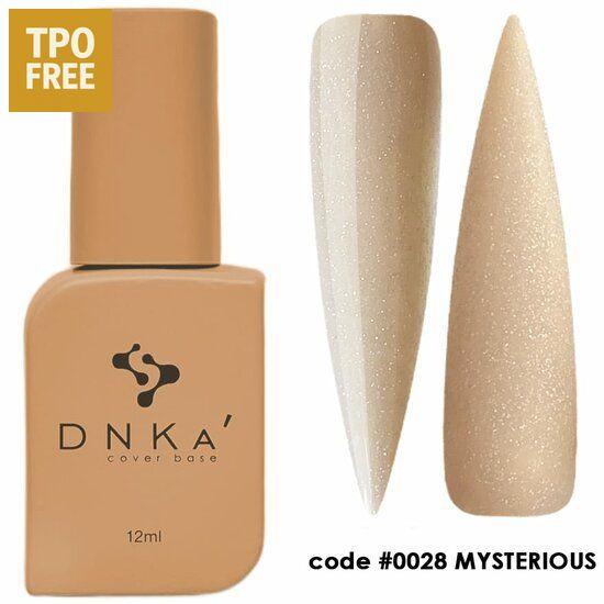 DNKa professionele nagelproducten groothandel cover base nagellak in kleur 0028 Mysterious beige tint