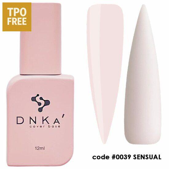Roze DNKa cover base 12ml code 0039 sensual voor nagelsalon benodigdheden