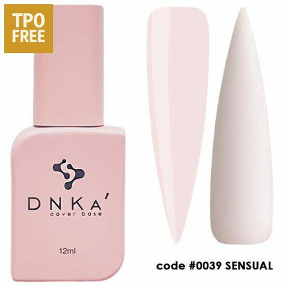Roze DNKa cover base 12ml code 0039 sensual voor nagelsalon benodigdheden