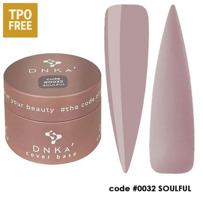Professionele nagellak groothandel DNKa cover base code 0032 Soulful zachte matte nude kleur