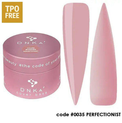 Professionele nagelproducten kopen DNKa cover base code 0035 perfectionist roze nagelgel zonder TPO