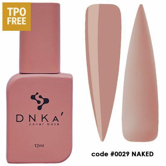 DNKa cover base nagellak in nude kleur code 0029 Naked voor professionele nagelproducten