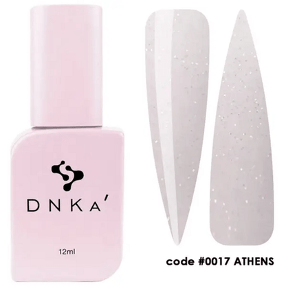 DNKa Top Cover 0017 Athens roze flesje met bijpassende glinsterende nagelstalen