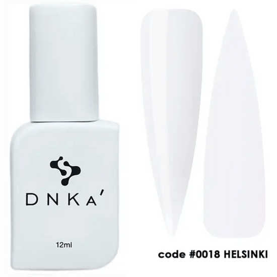 DNKa Top Cover Finish 12ml in kleur code 0018 Helsinki wit glanzend