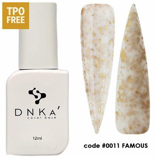 DNKa TPO-vrije nagelproducten cover base nagellak 12ml met marmer design nageltips