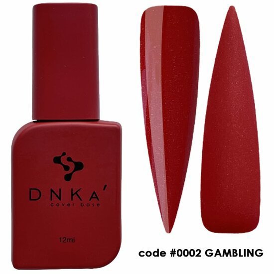 Donkerrode DNKa base code 0002 Gambling met TPO-vrije nagelproducten voor veilige nagelverzorging