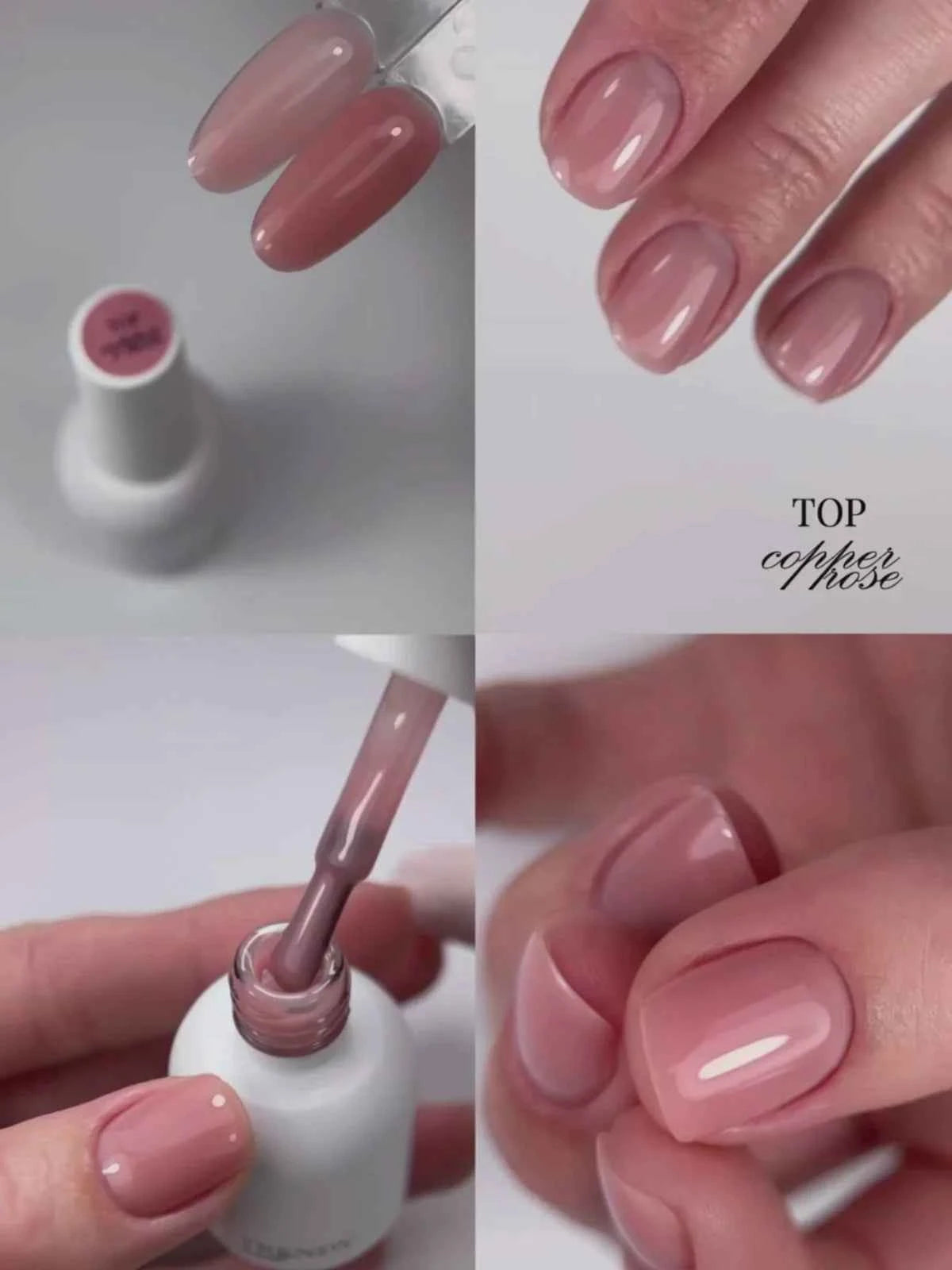 Cover Top COPPER ROSE 10ml, Trendy Nails